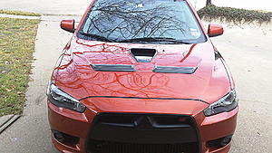 Rexpeed CF type-1 hood scoop and bonnets on a 09 Ralliart-100_0100.jpg