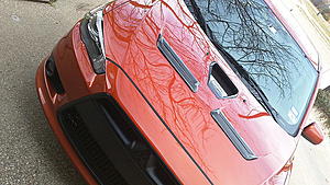 Rexpeed CF type-1 hood scoop and bonnets on a 09 Ralliart-100_0102.jpg