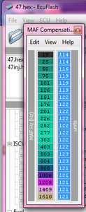 Injector scaling vs actual afr in close loop? Also does ve change closed loop fueling-maf-comp.png