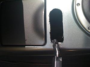 Custom IPhone Dock and ZT2 Install!-dock-hole.jpg