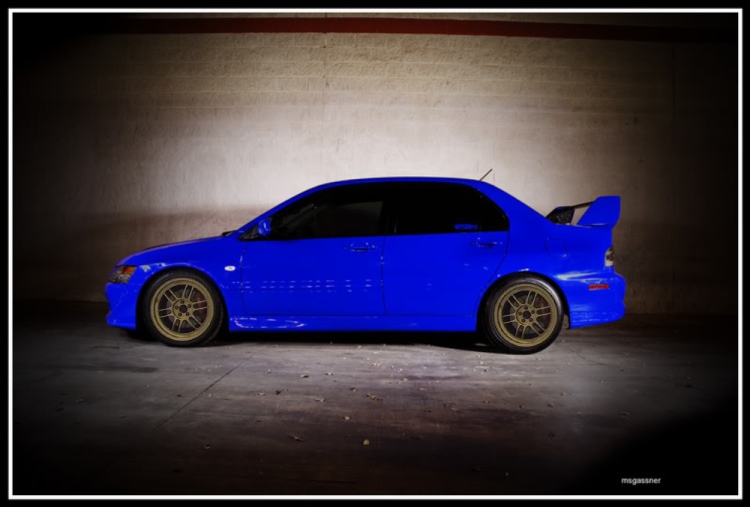 Gold Rpf1 On Blue Evolutionm Mitsubishi Lancer And Lancer Evolution Community