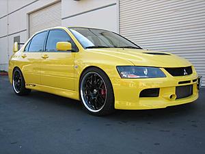 D 1st Yellow03 EVO with JDM EVO9  front/rear bump!! (10 Pics)-my_evo8.jpg