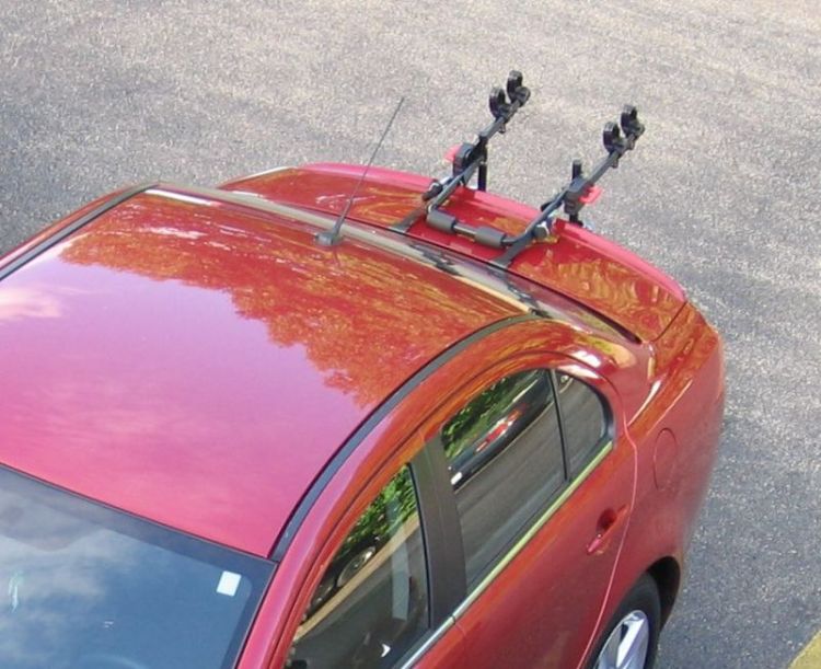 Mitsubishi lancer cheap bike rack