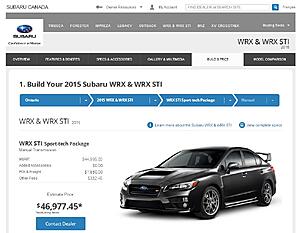 You can configure your 2015 WRX and WRX STI now on Subaru's Canadian home page!-0mwappb.jpg