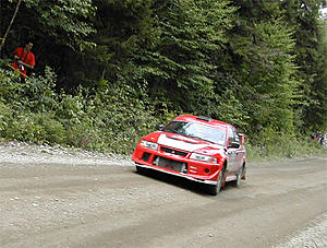 Maine Forest Rally, Vid and Pics-evo6action.jpg