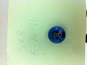 FS:CT: AMS shift knob, oem knob black side markers-oemblue1.jpg