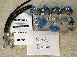 New parts - Blitz Intake Manifold, Speedcircuit Heat Shield-blitz_surgetank.jpg