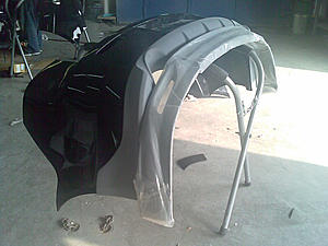 ~~FS~~Canada: 08+ Lancer  EVO X Fiberglass Rear bumper *with brackets, needs bodywork-shopwork.jpg