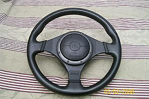 For any Lancer EVO 9 Steering Wheel MOMO black w/Airbag-20.jpg