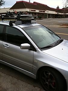 Evo 9 Roof Rack with Snowboards and Bike Attachments-evorackonly2.jpg