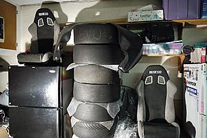 FS: Sparco Milano 2 Seats- (Pair) w/ Sliders + Evo X Brackets- MAKE OFFERS!-p1270954.jpg