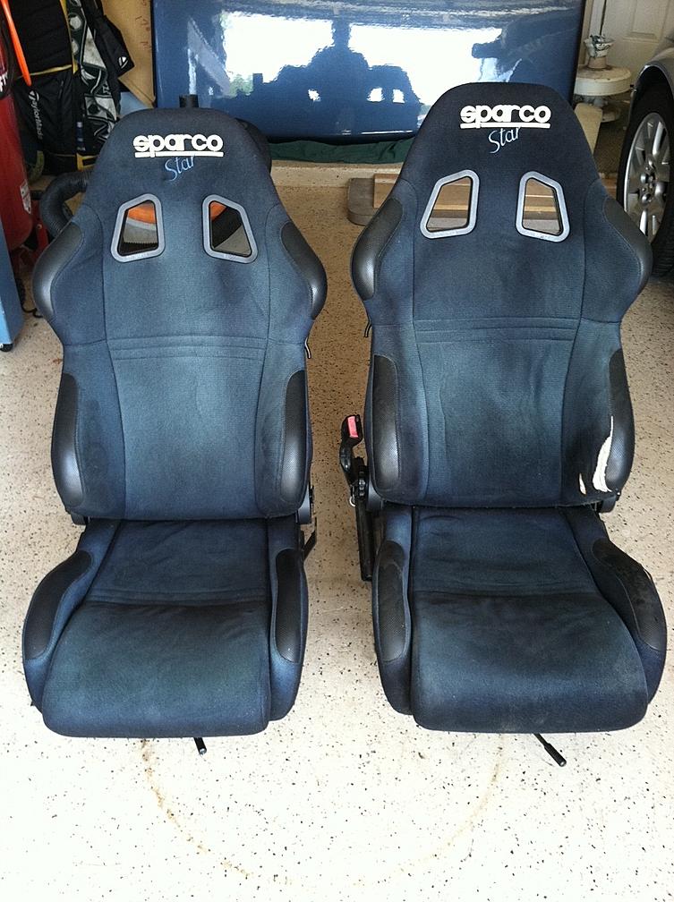 FS: 2 Sparco Star seats, non evo sliders - EvolutionM - Mitsubishi Lancer  and Lancer Evolution Community