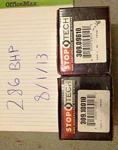 FS: Nor Cal - Stoptech Street Performance Brake Pads-img_20130730_191024.jpg