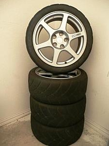 (Feeler) Stock Evo 8 Rims with Advan AO32R's-p1000589.jpg