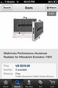 Brand new mitshimoto radiator 0 shipped-image.jpg