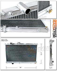 Brand New Evo 4/5/6 1 1/2 Aluminum Radiator &amp; OEM Evo 8 Rad w/fan, Hoses, ix OIL TUBE-rad-aa01-x.jpg