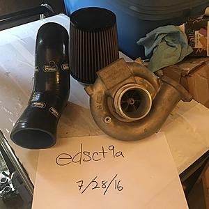 Evo 9 cold side, Samco intake, KN filter, OEM Bilstein-20160728_161849455_ios.jpg